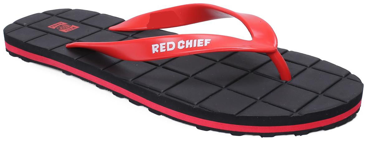 

Red Chief Men Black Flip-Flops - 1 Pair