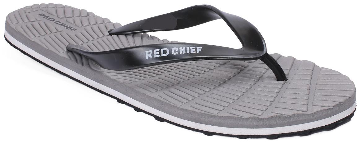 

Red Chief Men Black Flip-Flops - 1 Pair