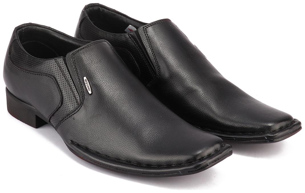 

Red Chief Men Black Slip-On Formal Shoes - RC1881
