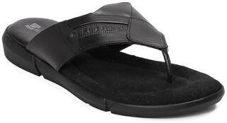 Red Chief Outdoor Slippers For Men ( Black )