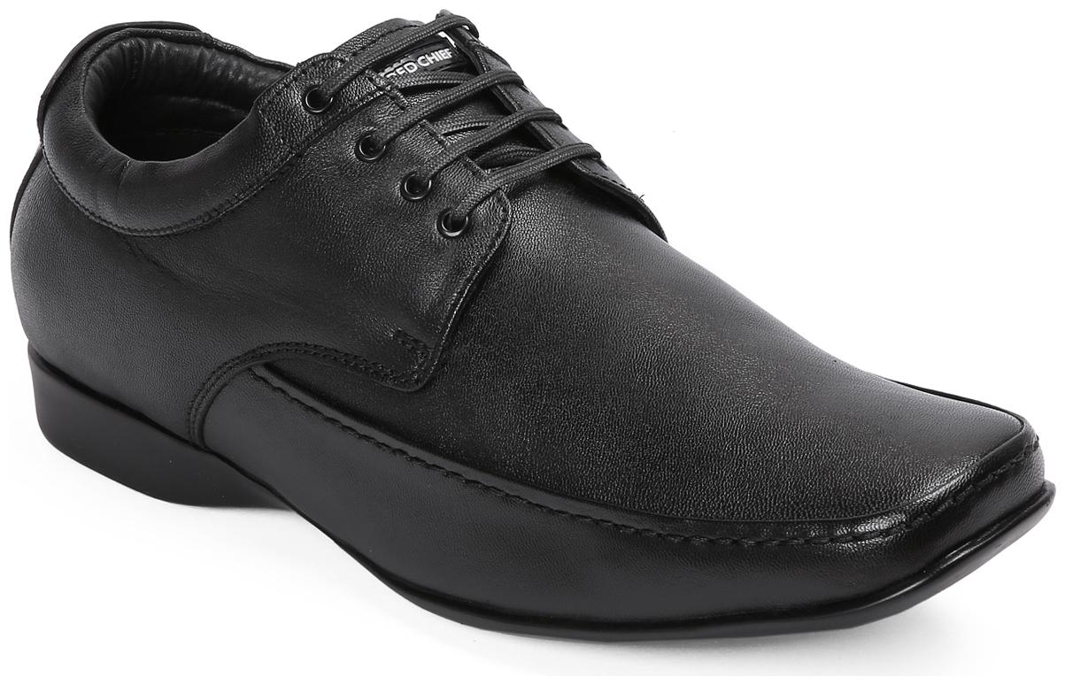 

Red Chief Men s Black Leather Formal Shoes (RC3440 001)