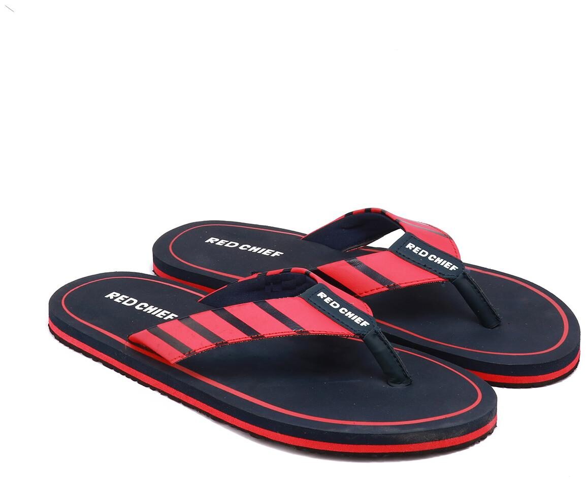 

Red Chief Men Black Red Indoor Slippers - 1 Pair