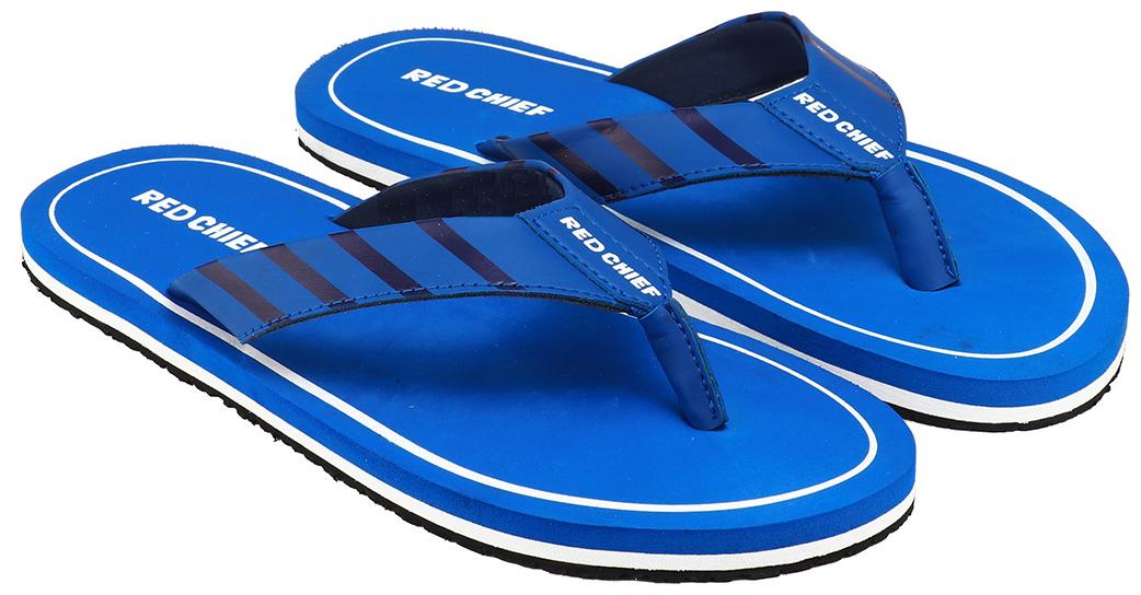 

Red Chief Men Blue Indoor Slippers - 1 Pair