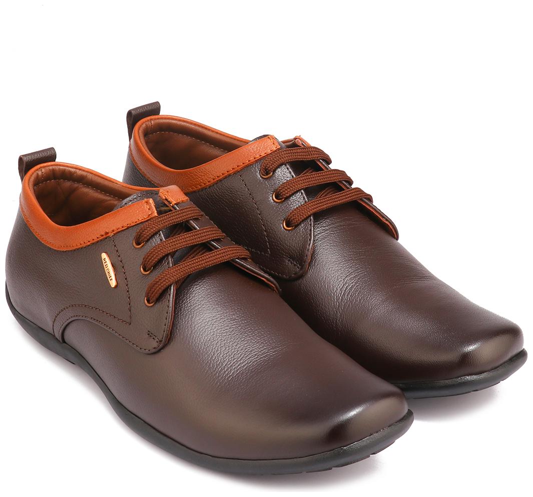

Red Chief Men Brown Derby Formal Shoes - RC2002 003 - RC2002