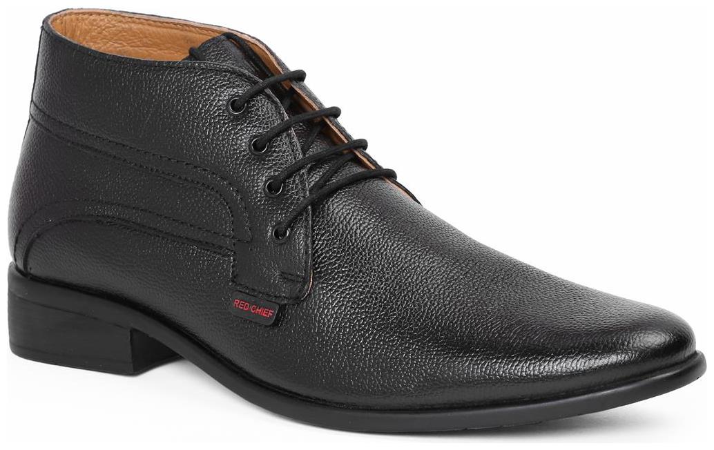 

Red Chief Men s Black Formal Leather Shoes Rc2381A 001