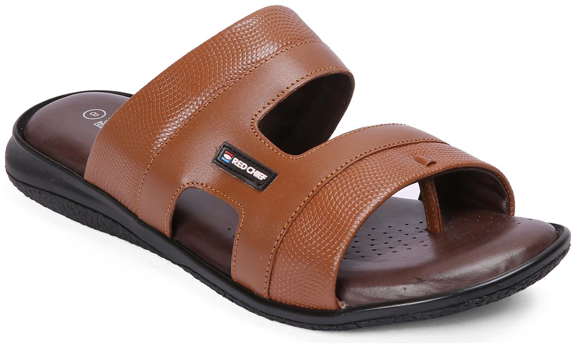 

Red Chief Men s Tan Leather Casual Slipper (RC1551A 006)