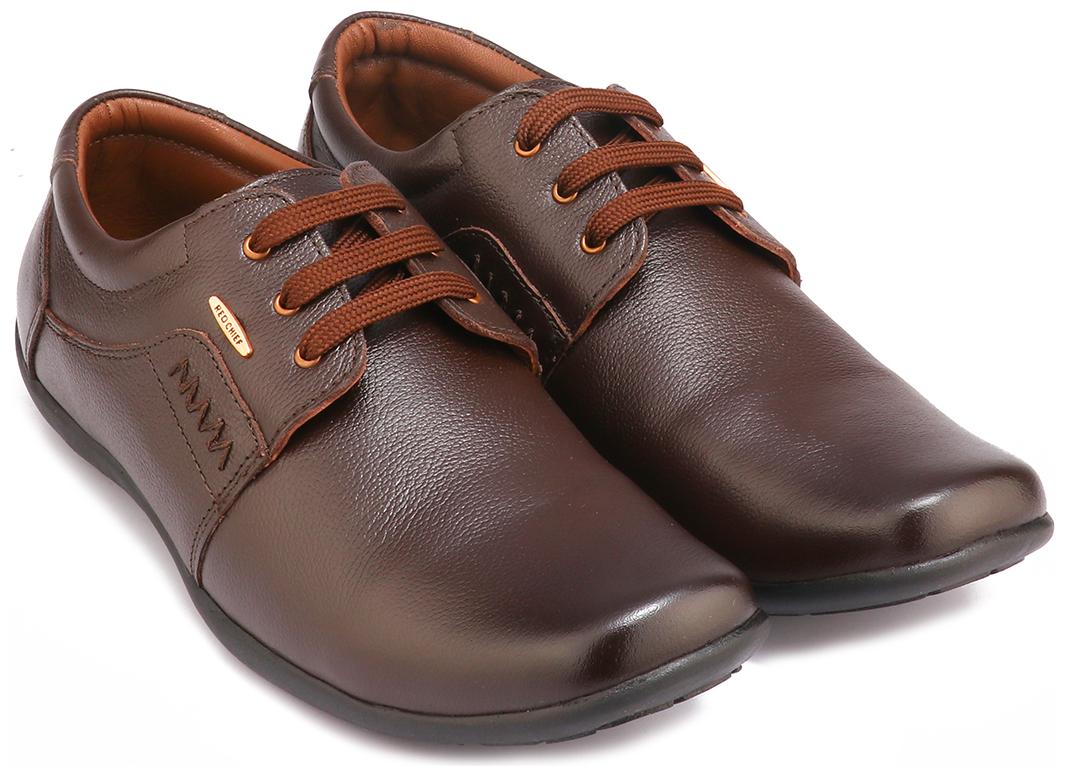 

Red Chief Men Brown Derby Formal Shoes - RC2003 003 - RC2003