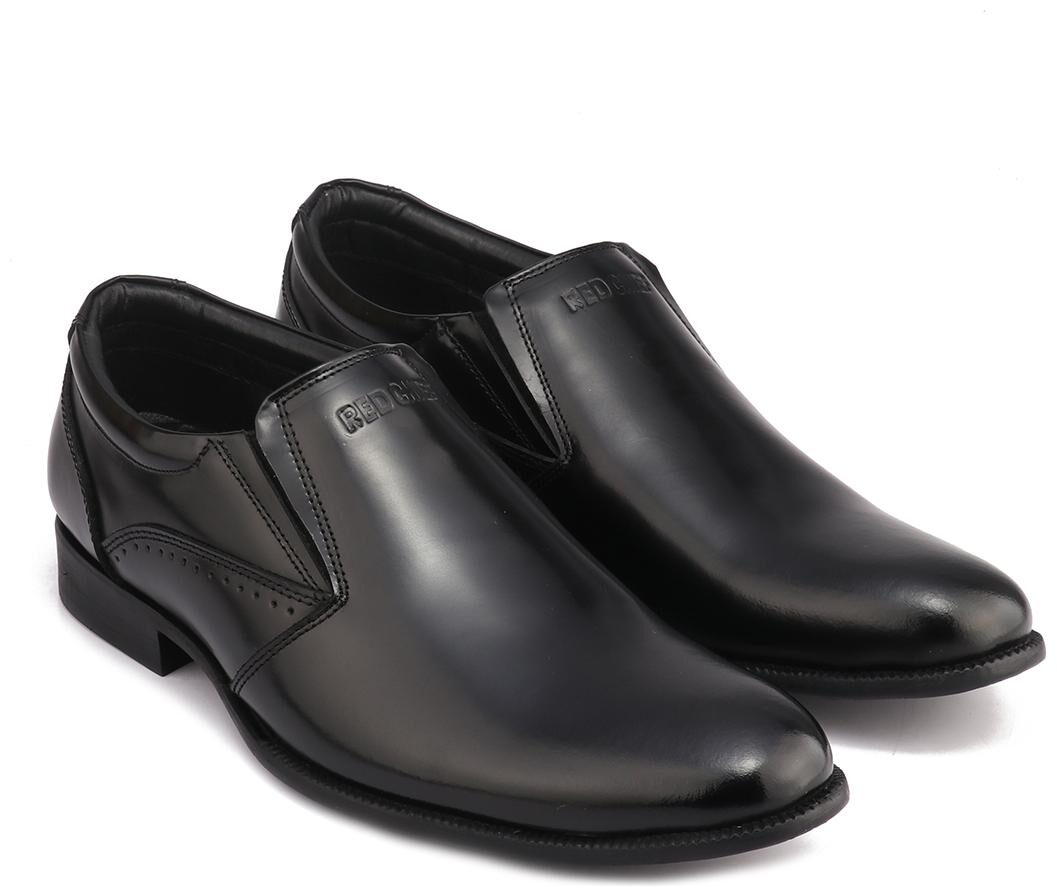 

Red Chief Men Black Slip-On Formal Shoes - RC3636