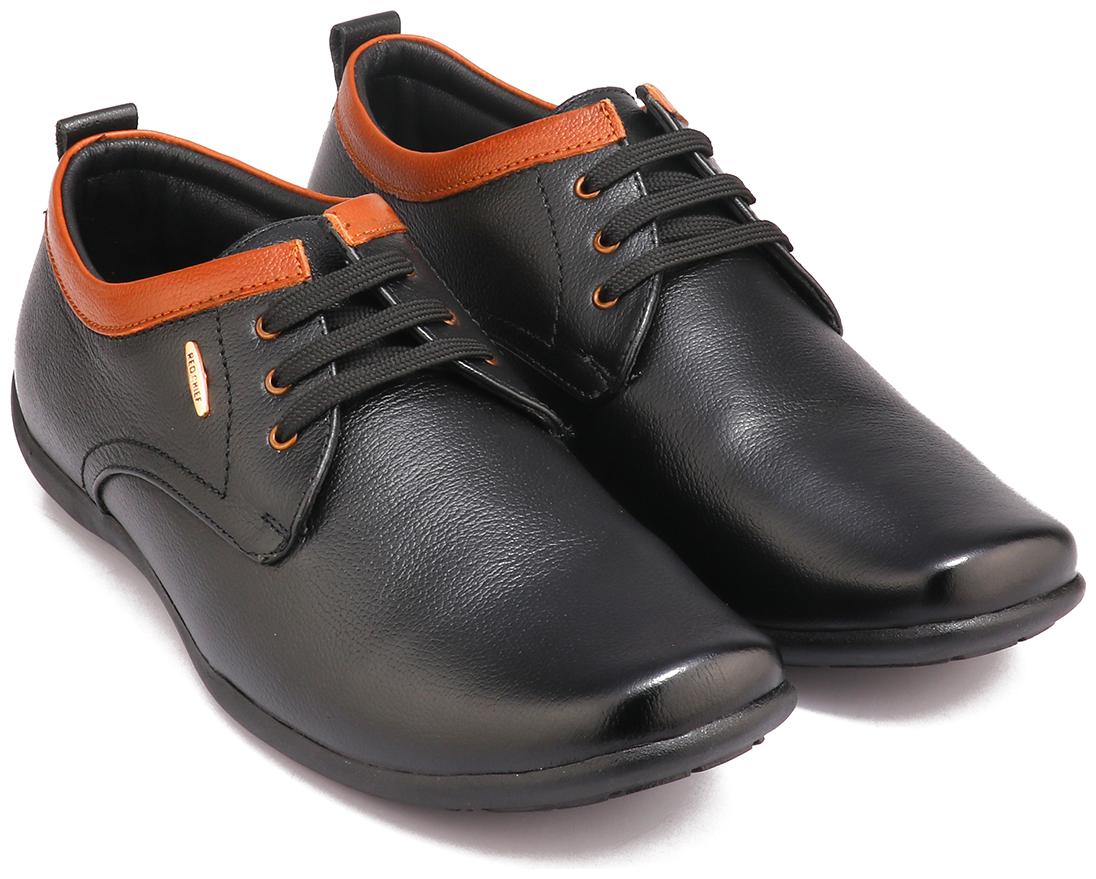 

Red Chief Men Black Derby Formal Shoes - RC2002 001 - RC2002