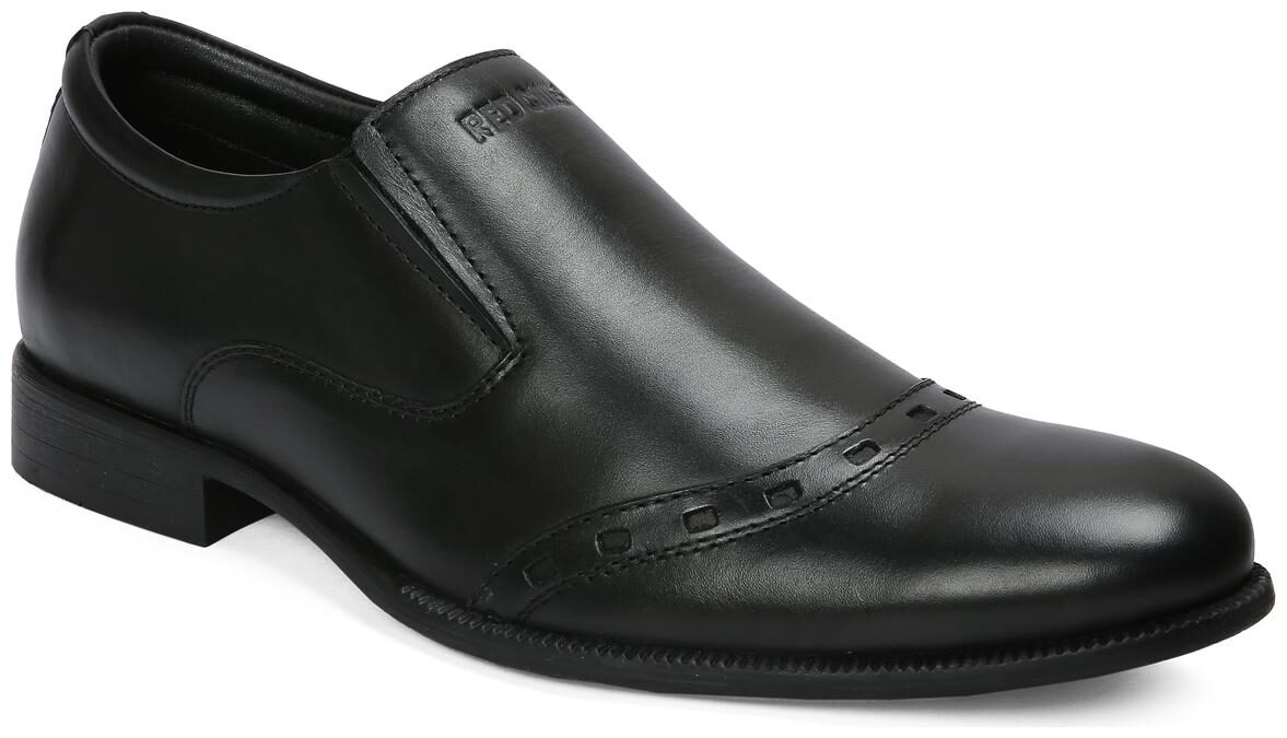 

Red Chief Men Black Slip-On Formal Shoes - RC8017 001 - RC8017