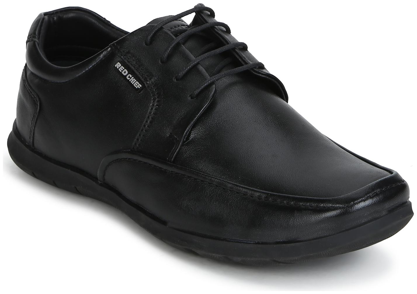 

Red Chief Men Black Derby Formal Shoes - RC12002 001 - RC12002
