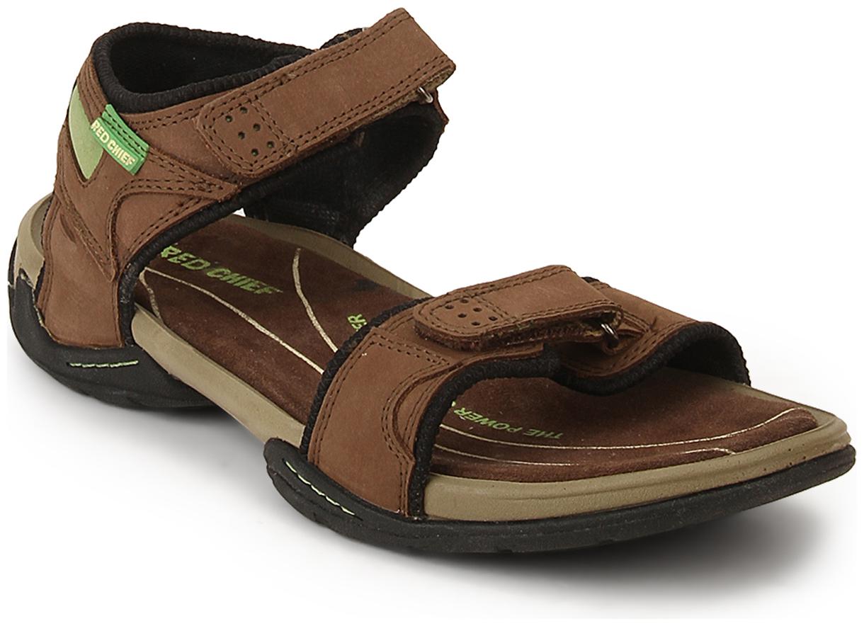 

Red Chief Men Brown Sandals