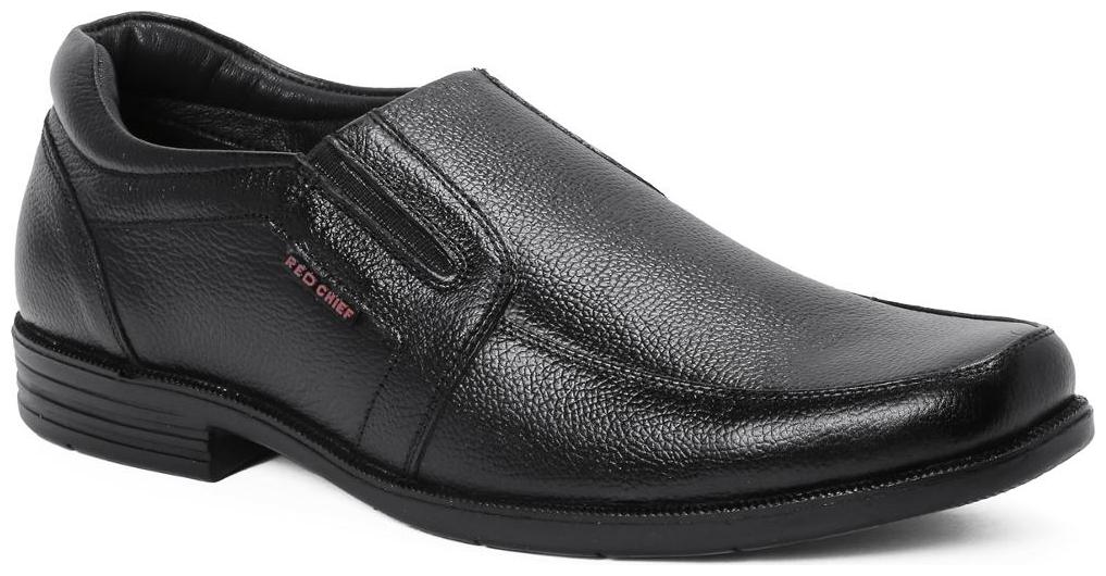 

Red Chief Men s Black Formal Leather Shoes (RC3419 001)