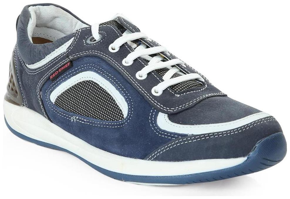 

Red Chief Men s Blue Casual Leather Shoes (RC2090 002)