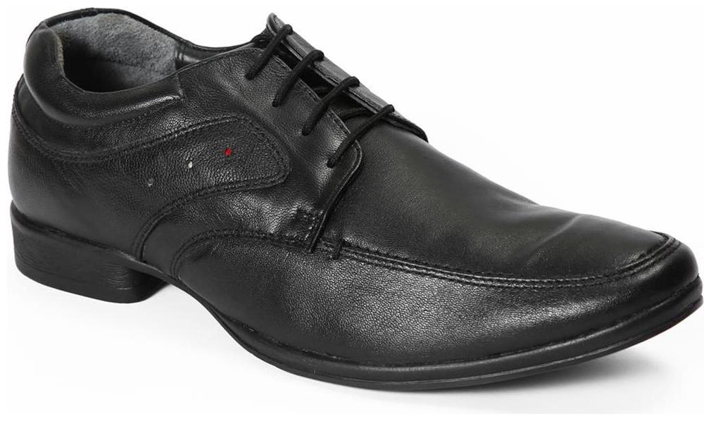 

Red Chief Men s Black Formal Leather Shoes (RC1198 001)