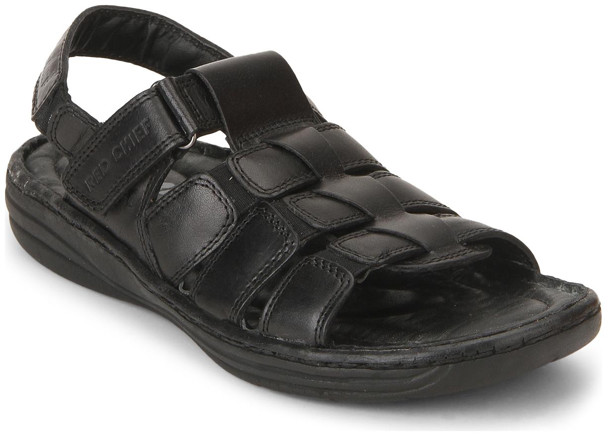 

Red Chief Men s Black Casual Sandals RC1081 001 UK 9