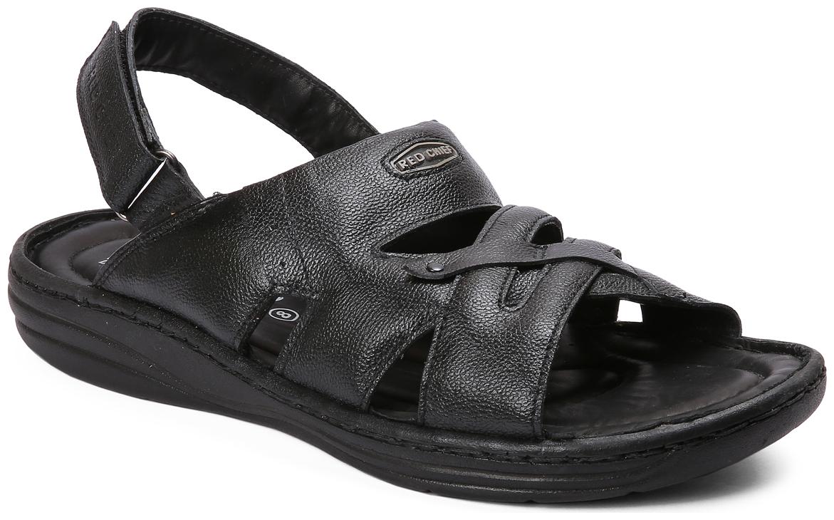 

Red Chief Men Black Sandals