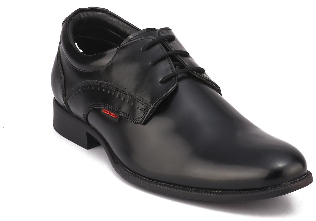 

Red Chief Men Black Derby Formal Shoes - RC3637 001 - RC3637