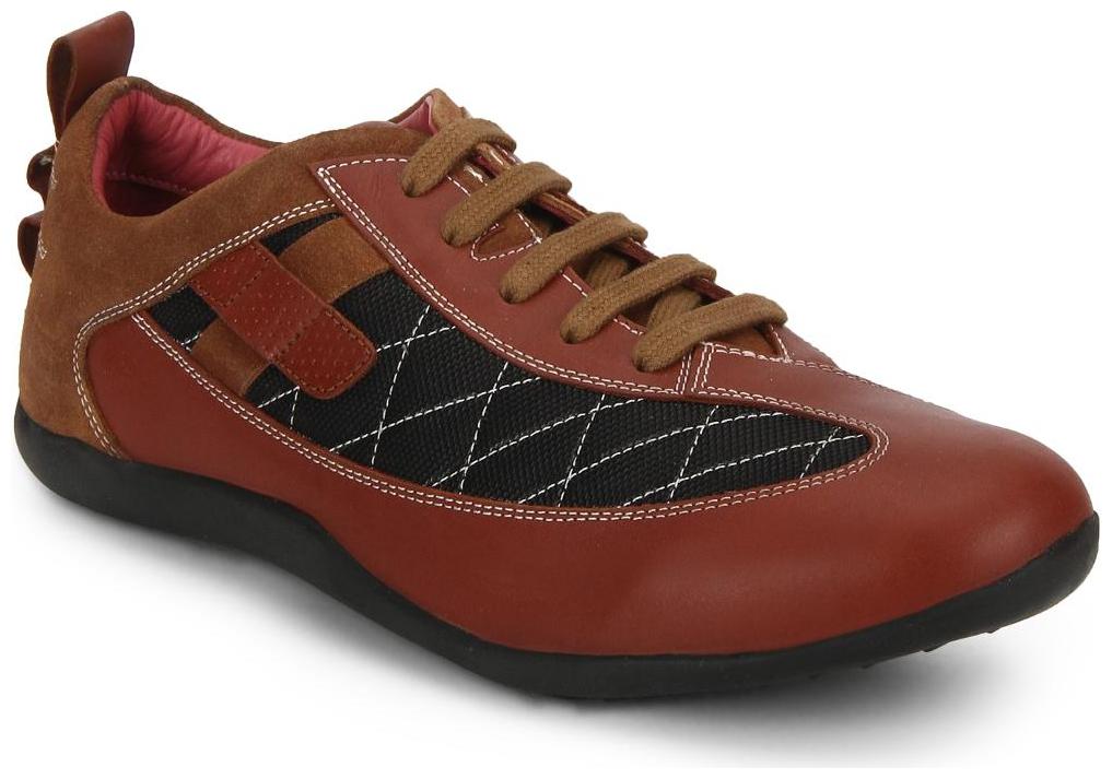 

Red Chief Men S Brown Casual Leather Shoes (RC3456 095)
