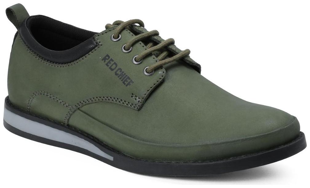 

Red Chief Men Green Casual Leather Shoes Rc3485 014