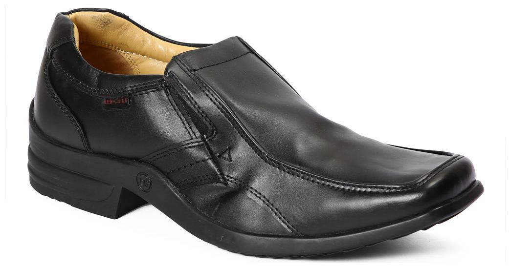 

Red Chief Men Black Slip-On Formal Shoes - RC1297 001 - RC1297