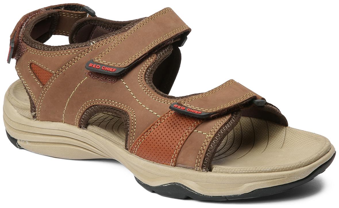 

Red Chief Men Brown Sandals