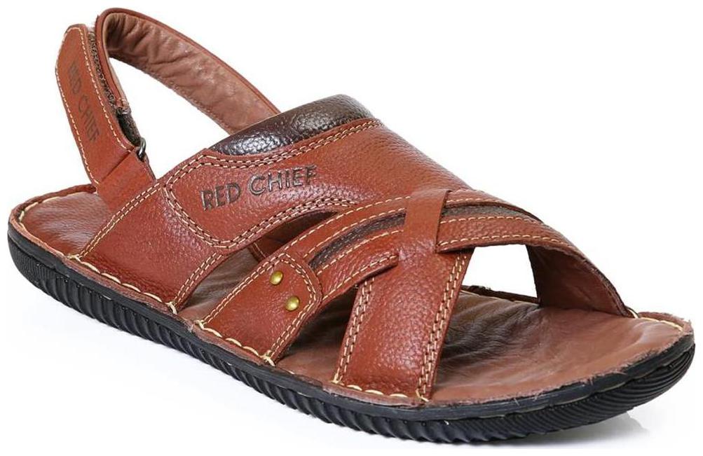

Red Chief Men s Tan Formal Leather Sandal (RC391 399)