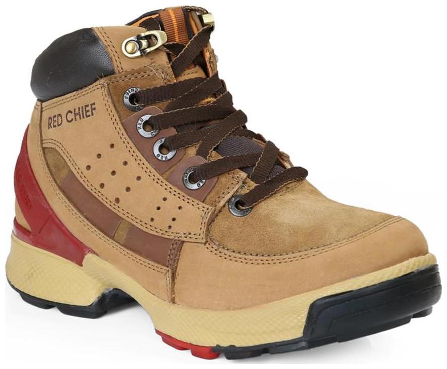 

Red Chief Men Tan Outdoor Boots - MID ANKLE
