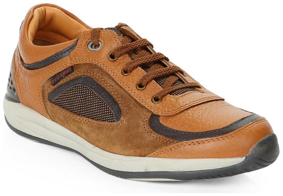 

Red Chief Men s Tan Casual Leather Shoes (RC2090 107)