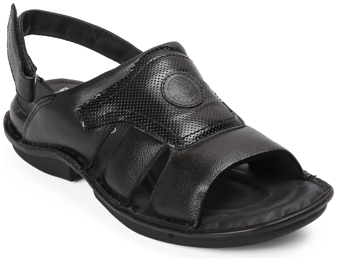 

Red Chief Men Black Sandals