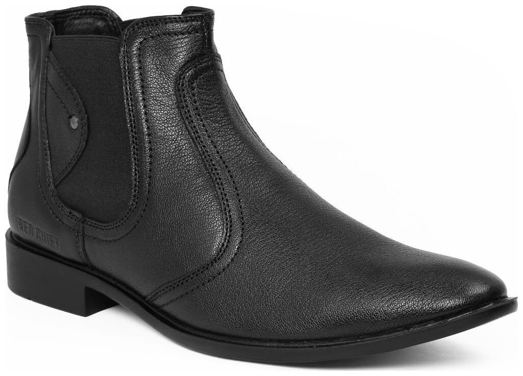

Red Chief Men Black Ankle Boots - RC3498