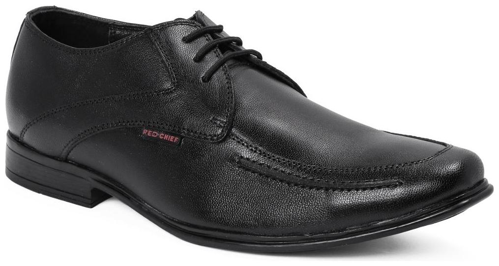 

Red Chief Men s Black Formal Leather Shoes (RC3412 001)