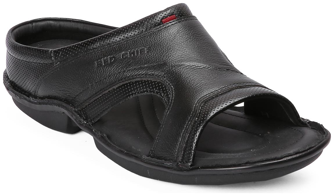 

Red Chief Men Black Indoor Slippers - 1 Pair