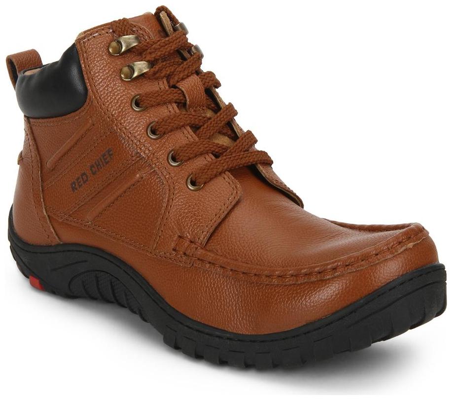

Red Chief Men S Tan Casual Leather Shoes (RC3476 107)