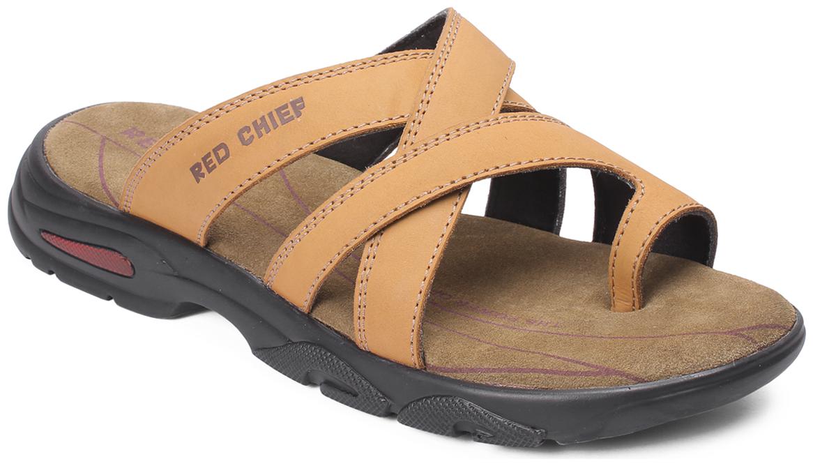

Red Chief Men Red Slippers Flip-Flops RC3587 022