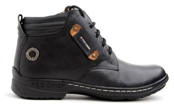 

Red Chief Men Black Chukka Boots - MID ANKLE