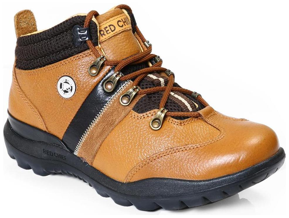 

Red Chief Men s Tan Casual Leather Shoes (RC5071 006)