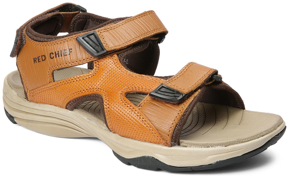 

Red Chief Men Tan Sandals