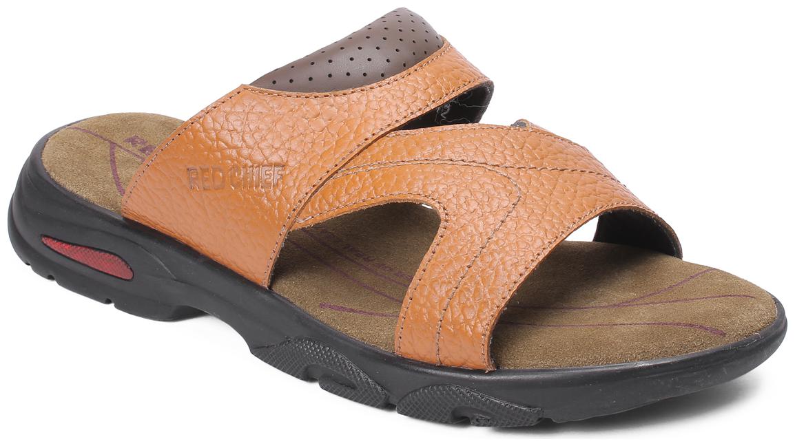 

Red Chief Men Brown Slippers Flip-Flops RC3589 107