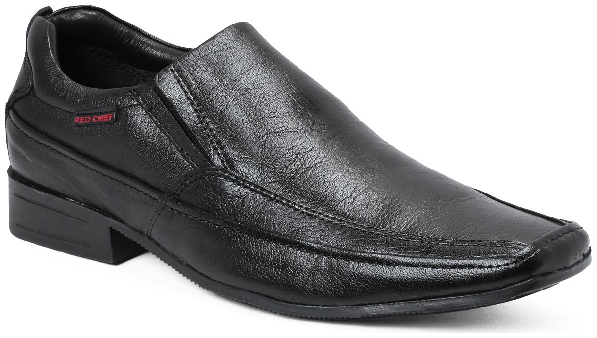 

Red Chief Men Black Slip-On Formal Shoes - RC6007 350 - RC6007
