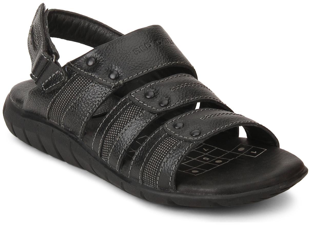 

Red Chief Men Black Sandals