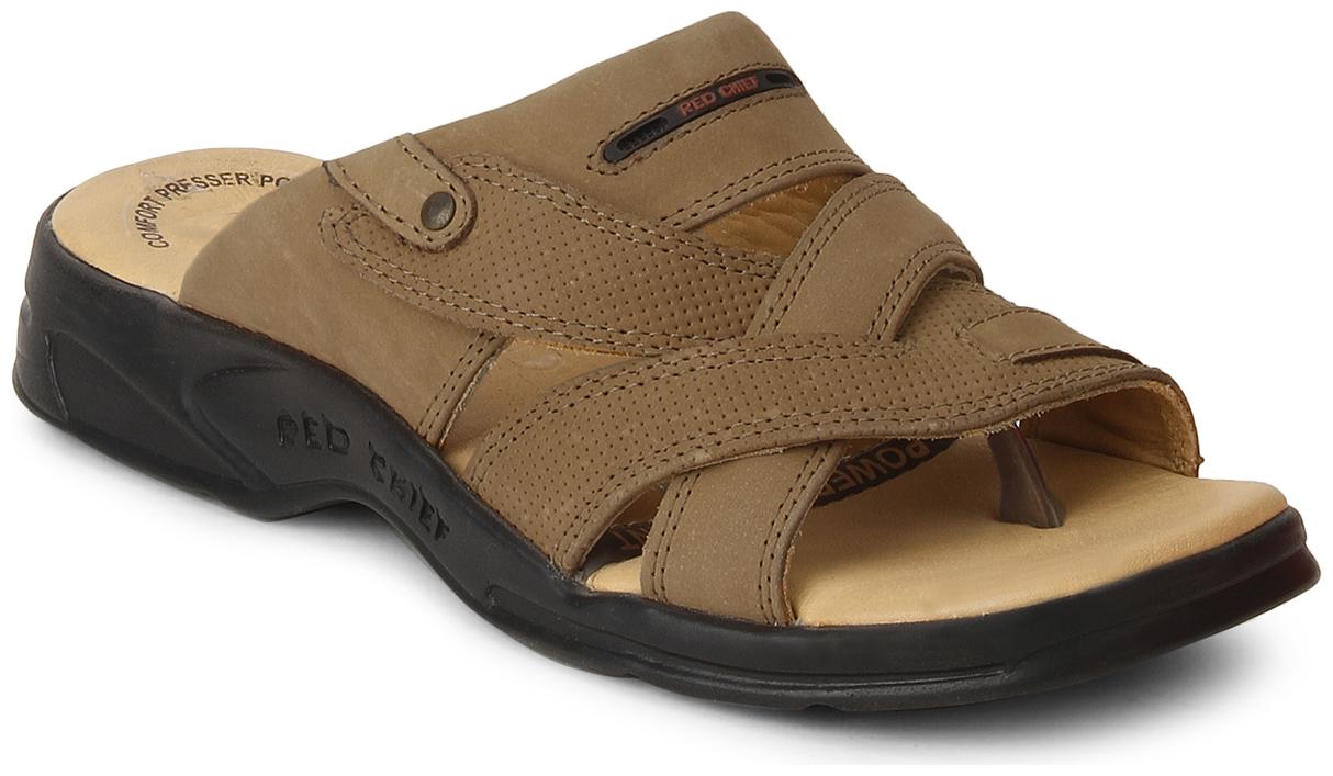 

Red Chief Men Brown Indoor Slippers - 1 Pair