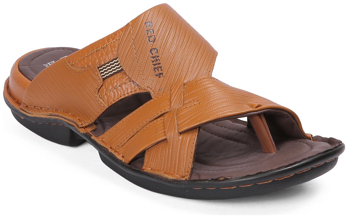 

Red Chief Men Tan Outdoor Slippers