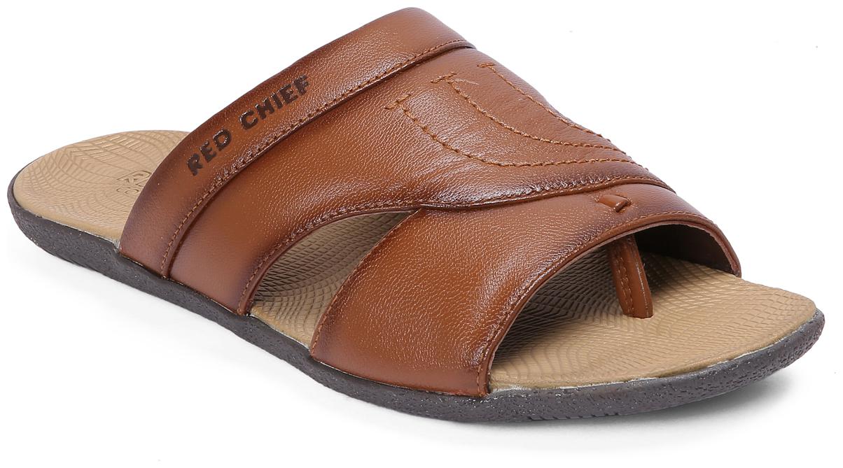 

Red Chief Men Tan Outdoor Slippers