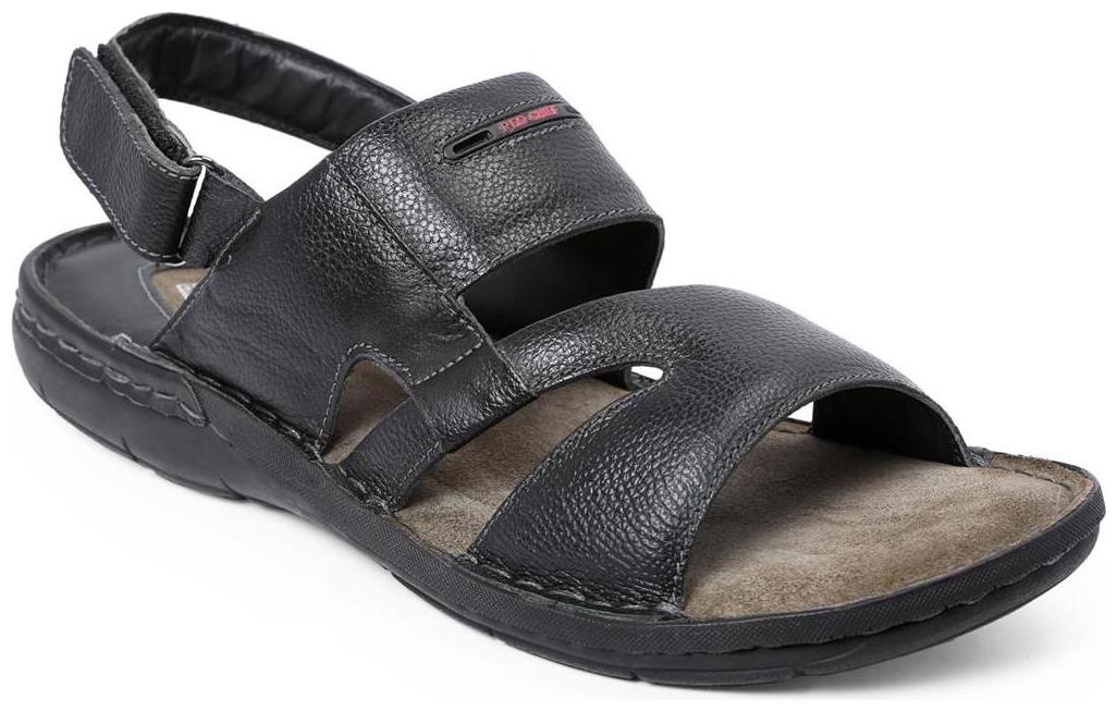

Red Chief Men Black Sandals Floaters
