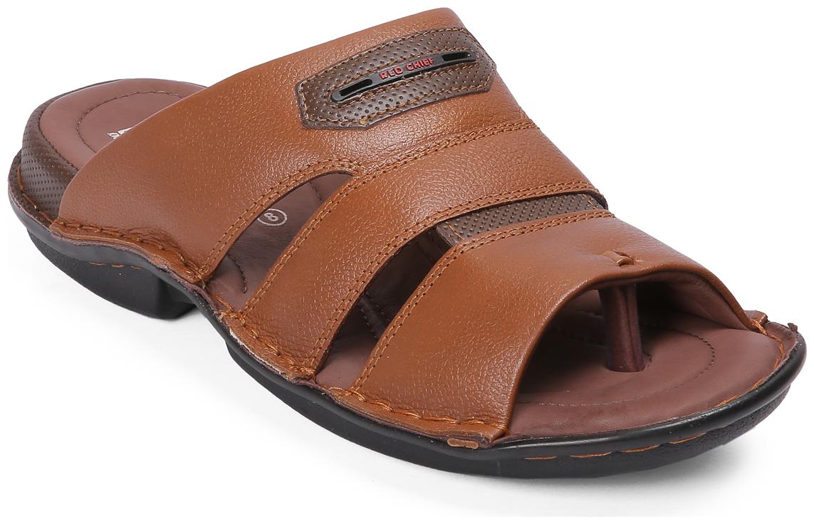 

Red Chief Men Tan Outdoor Slippers