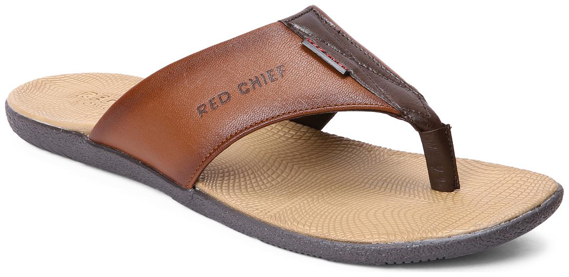 

Red Chief Men Tan Indoor Slippers - 1 Pair