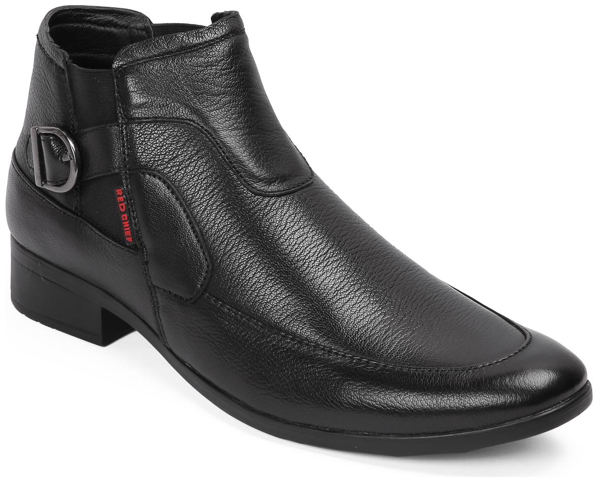

Red Chief Men Black Slip-On Formal Shoes - RC3546 001 - RC3546