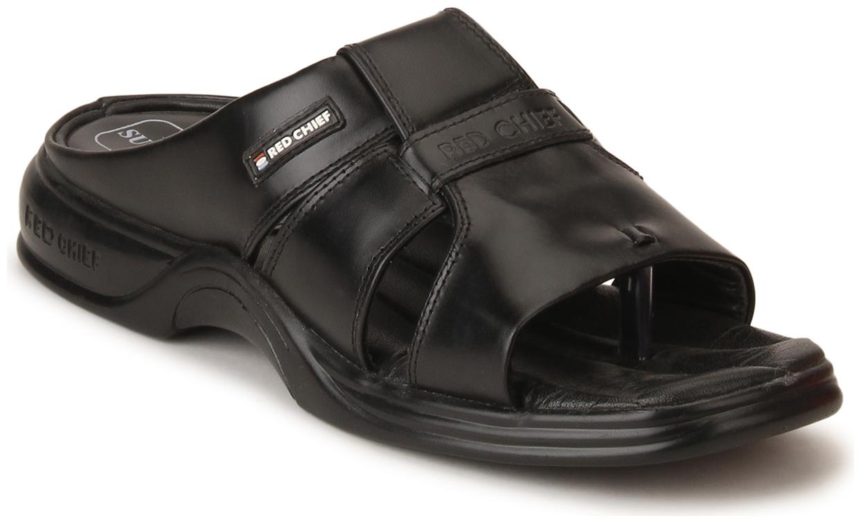 

Red Chief Men Black Indoor Slippers - 1 Pair