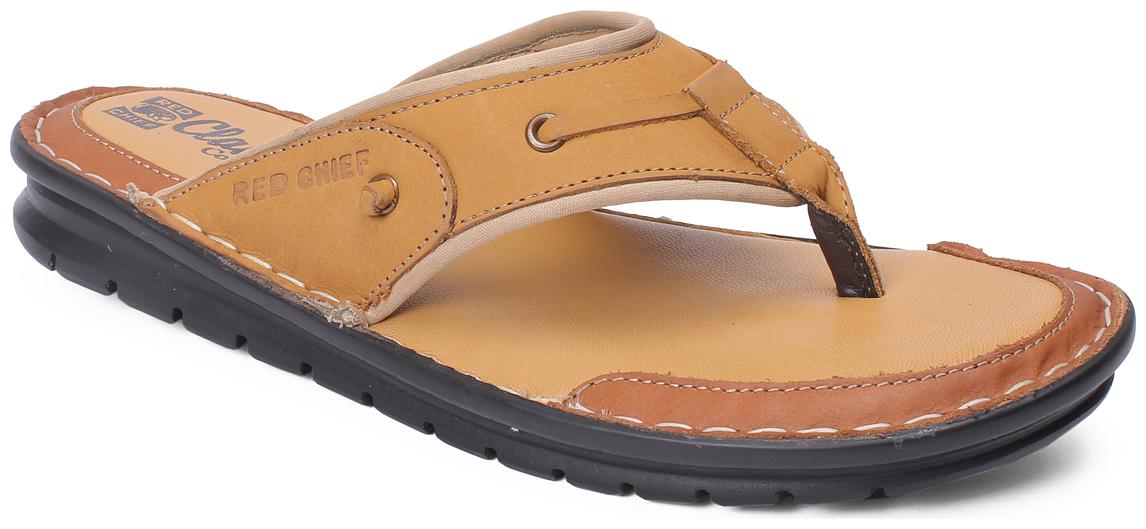 

Red Chief Men Red Slippers Flip-Flops RC3604 022